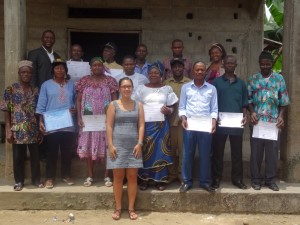 graduation cerimony at Bombe Bakundu Community